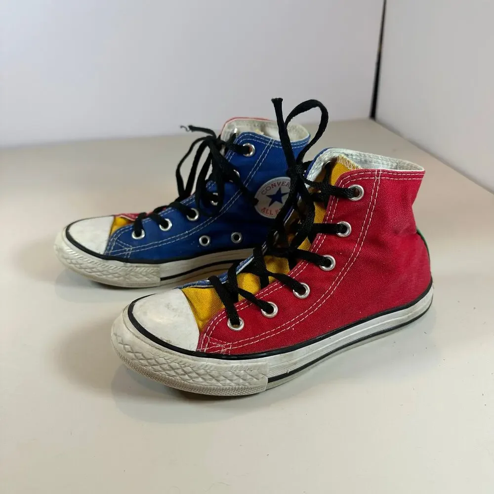 Converse Colorblock High Hi Top Chuck Taylor All Star Sneakers Little Kid Size 1